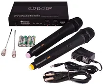 Comprar Set Microfonos Inalámbricos De Mano Uhf Soundtrack Stw-28hu2