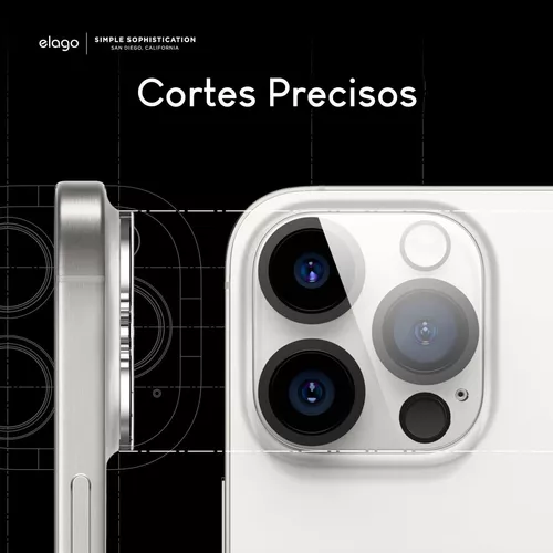 Protector Camara Trasera Para iPhone 15 Pro / 15 Pro Max