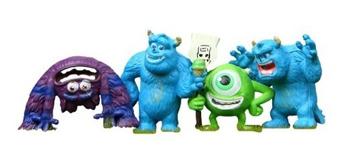 Genial Set De Figuras Monsters Inc Wazosky Sullivan