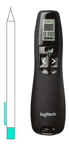 Logitech R800 Pro, Usb, Inalámbrico, Negro 910-001350 30 M