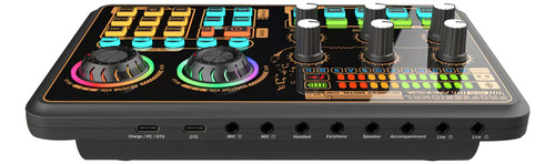 Mezclador De Tarjetas De Sonido Gaming Digital Audio Sk600 B