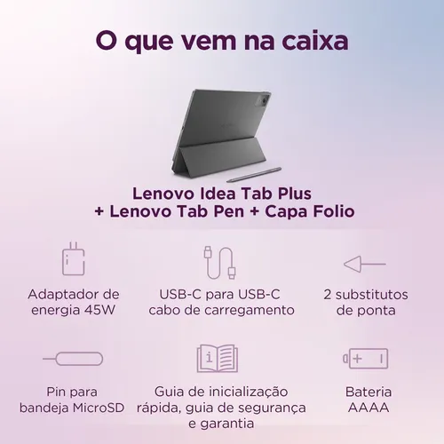 Tablet Lenovo Idea Tab Plus, 8GB RAM, 128GB, 12.1” 2.5K 90Hz