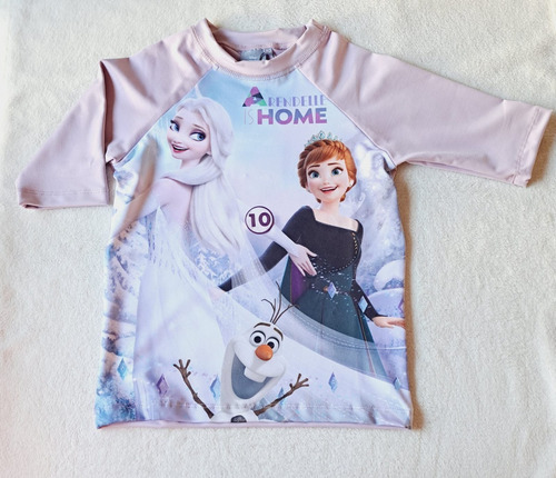 Traje De Baño Remera Uv Disney