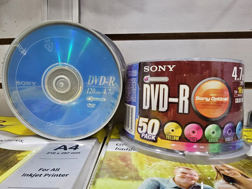 Pack 50 Dvd-r Sony 16x