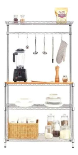 Estante Mueble Multiusos Rack Para Cocina 4 Niveles