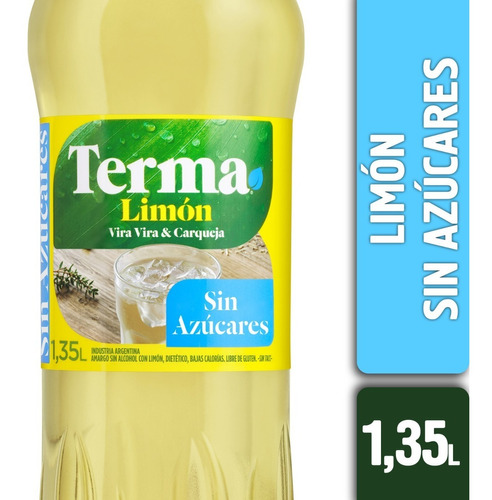 Terma Amargo Limón Sin Azúcar Aperitivo Botella Pet 1.35l