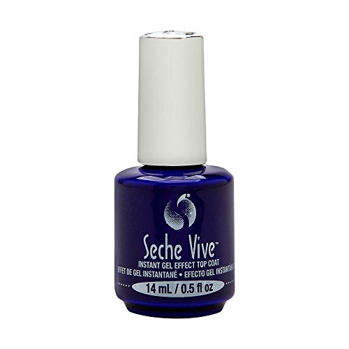 Seche Vive, Capa Superior Con Efecto Gel Instantáneo, 14 Ml/