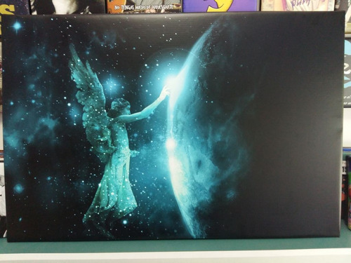 Vinilo Decorativo 40x60cm Angel Galactico Fantasia