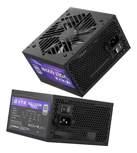 Fuente Poder Xyz Volt 600w Certificada 80+ White