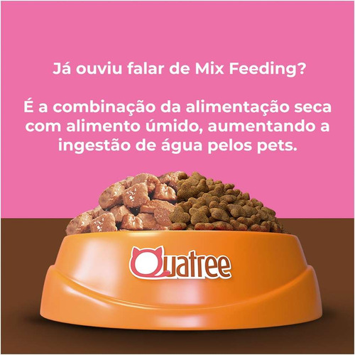 10 Sachê Quatree Supreme Gatos Adultos Peixe Ao Molho - 85 G
