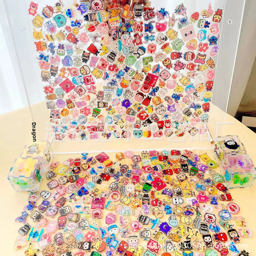 20 Calcomanías Acrílicas De Kapibara 2cm 0.5kg Para Diy