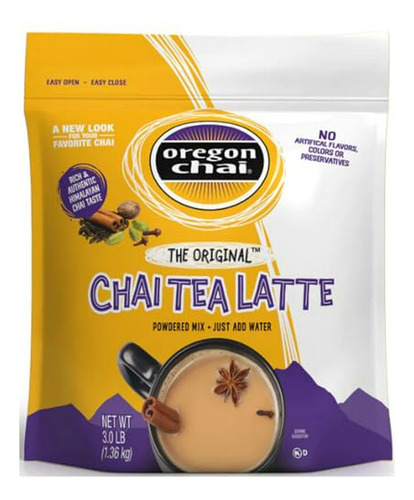 Mezcla Para Latte Chai Original Oregon Chai, 3 Lb