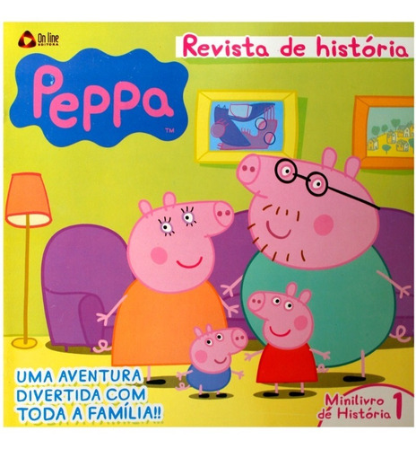 Livro Peppa Pig Revista De Historia Vol.1