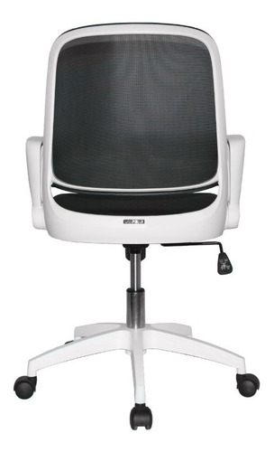 Imagen 4 de 4 de Silla De Oficina El Pital Marco Blanco Giratoria