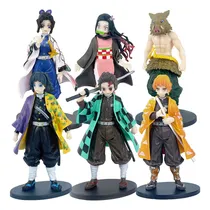 Comprar 6 Piezas Anime Demon Slayer Colección Figuras De Juguete