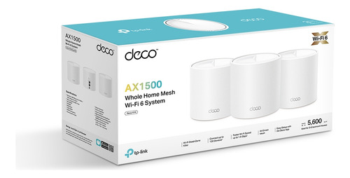 Sistema Wifi 6 Mesh Tp-link Deco X10 Ax1500 Dual Band X 3