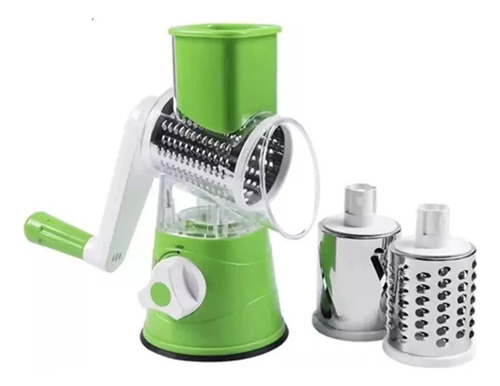 Multicortador De Verduras Rallador De Tambor De Mesa Verde
