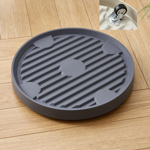 Soporte Rodante For Plantas Gris Diámetro Exterior 28cm
