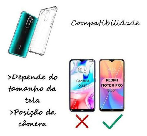 Funda antichoque Capa Capinha para Xiaomi Redmi Note 8 Pro