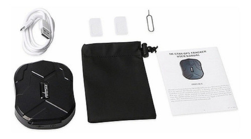 Rastreador Gps Imã Veicular Moto Pessoal Tk905 Menor Tk915 Cor Preto