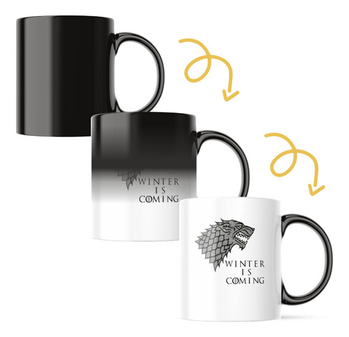 Taza Mágica - Game Of Thrones - Got - Winter Is Coming