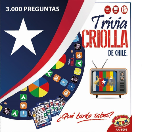 Juego Trivia Criolla 3000 Preguntas De Chile / Diverti