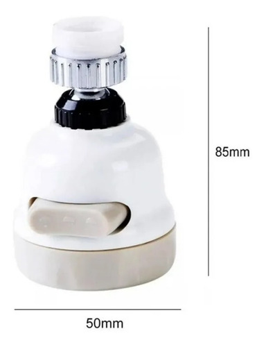 Imagen 10 de 10 de Boquilla Para Grifo Lavaplatos Cocina Regulable 3 Intensidad