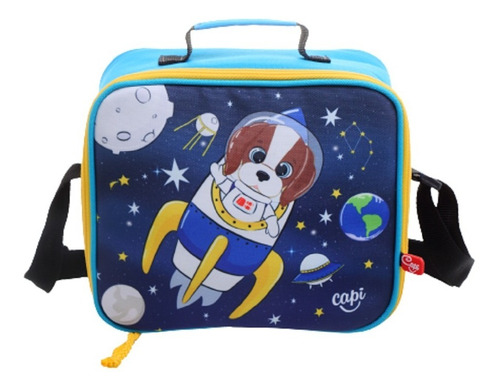 Bolso Térmico Lonchera Porta Comida - Perro Astronauta Capi 