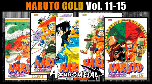 Kit Naruto Gold - Vol. 11-15 [panini]