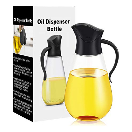 Oil Dispenser Bottle,cooking Container Bottle 18.6 Oz G...