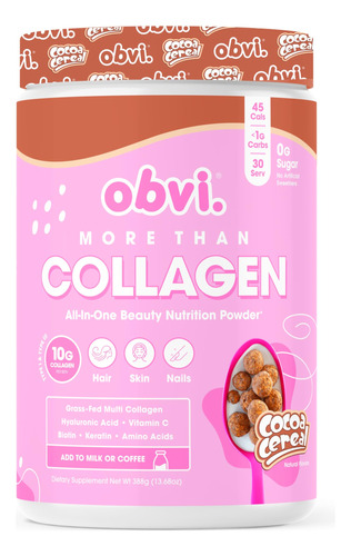 Obvi More Than Collagen Powder | Apoya La Salud Del Cabello,