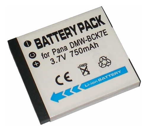 Bateria P/ Panasonic Dmw-bck7e Dmc-fh25 Fh27 Fh8 Fh4 S5 Ts25