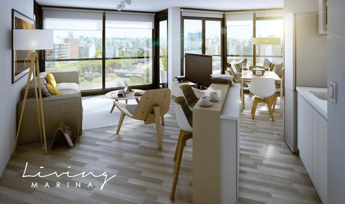 Venta De Apartamento De 1 Dormitorio En Living Marina