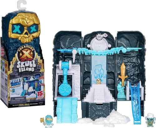 Treasure X Skull Island Frost Tower Playset 41730 Moose Orig Color Azul/cobre