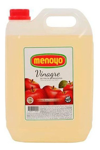 Vinagre De Manzana Menoyo X 5 Litros