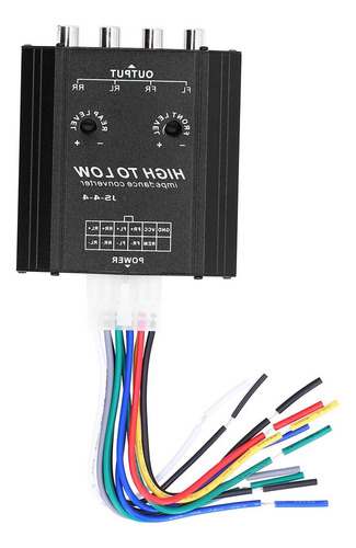 Sino Convertidor De Impedancia 12v 4 Canales Alta A Baja