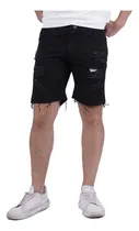 Comprar Bermuda Jogger Mom Roturas Jean Hombre Short Corto Bermuda R