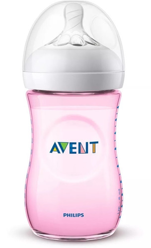 3 Mamadeira Avent Petala - Anticolica 100%original (rosa)