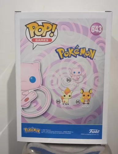 Funko Pop! Pokemon Set de 4: Ponyta, Raichu, Mew y Pikachu Silver