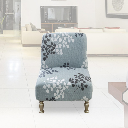Impresión Funda Para Silla Extraíble Azul Claro