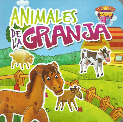 Animales De La Granja (coleccion Divertizoo 3d), De Sin . Editorial Latinbooks En Español