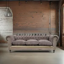 Comprar Sofa Chester Sillon Chesterfield Deconstructed Pana O Lino
