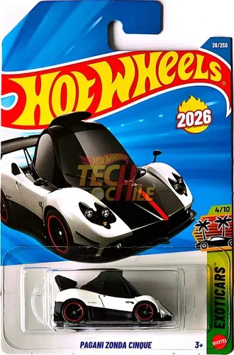 タイニージョーカー ポッピング　ヒューマン　2 Pagani Zonda Cinque Bianco Benny Tooned Hot Wheels | Cuotas sin