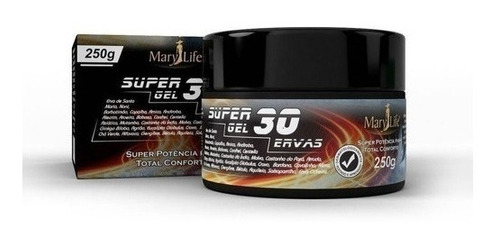 12 Unidades Super Gel 30 Ervas Mary Life 250g Atacado.