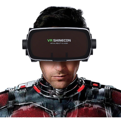 Óculos 3d Realidade Virtual Vr Shinecon 9.0 Com Controle