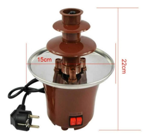 Fuente De Chocolate 3 Niveles Mini Fondue Fontaine