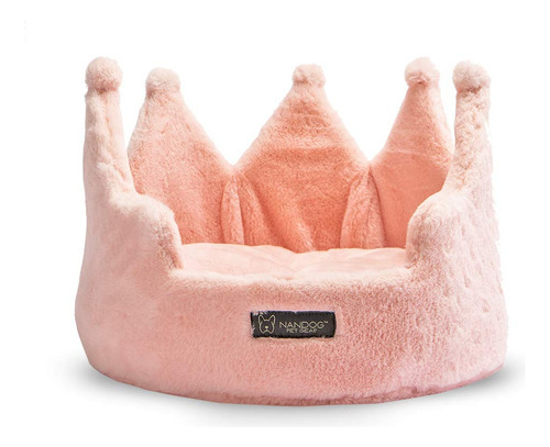 Nandog Crown Collection - Cama Para Perros Y Gatos Nube Ro. Color Nube Rosa