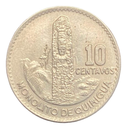 Guatemala - 10 Centavos - Año 1969 - Km #267 - Monolito