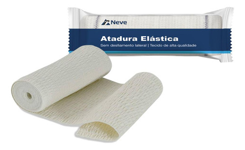 Atadura Elástica 12cm X 2,2m Neve Linha Safe 12 Unidades