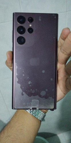 Samsung Galaxy S22 Ultra 5g 256 Gb 12 Gb Ram Borgoña Burgundy Desbloqueado + Funda Casetify (Usado)